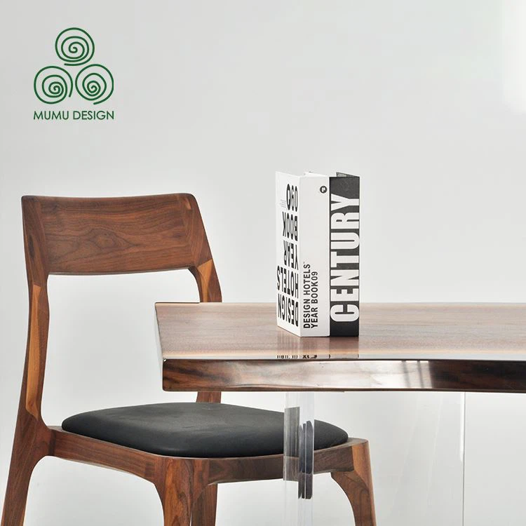 Handmade maple epoxy river dining table by untreated art